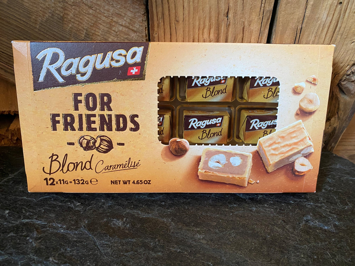 Ragusa For Friends - Confiserie au Chocolat Suisse - Mini-Format Blond